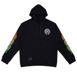 CHH Chrome Heart Hoodie Crowe Sanskrit circle print Chrome Hearts hooded sweater