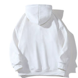 Men Fleece Lined Hoodie Hooded Sweater Men's Winter Clothes Loose Thick Warm Pullover