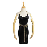 Women Dresses Sexy Slim Suspenders Dress