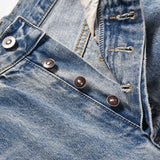 Men Jeans Ripped Frayed Vintage Casual Loose