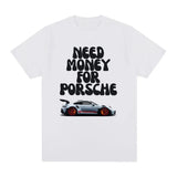 New Need Money Vintage Men T-shirt Letter Funny Fashion