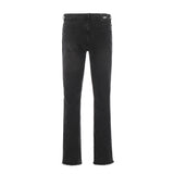 Men Jeans Side Zipper Ripped Punk Casual Burrs
