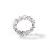 Rings Hip Hop Rings Men's Love Zircon Spectrum St. Valentine's