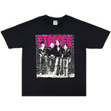 Rock Star T Shirt Punk Rock the Stooges Puppet Band Washed Distressed T-shirt Cotton Short Sleeve