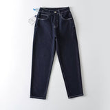 Women Jeans Retro Loose Small Slimming