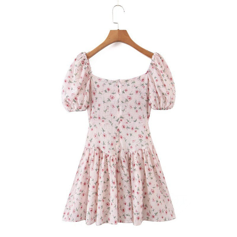 Women Dresses Floral Gentle Chiffon Temperament Skirt