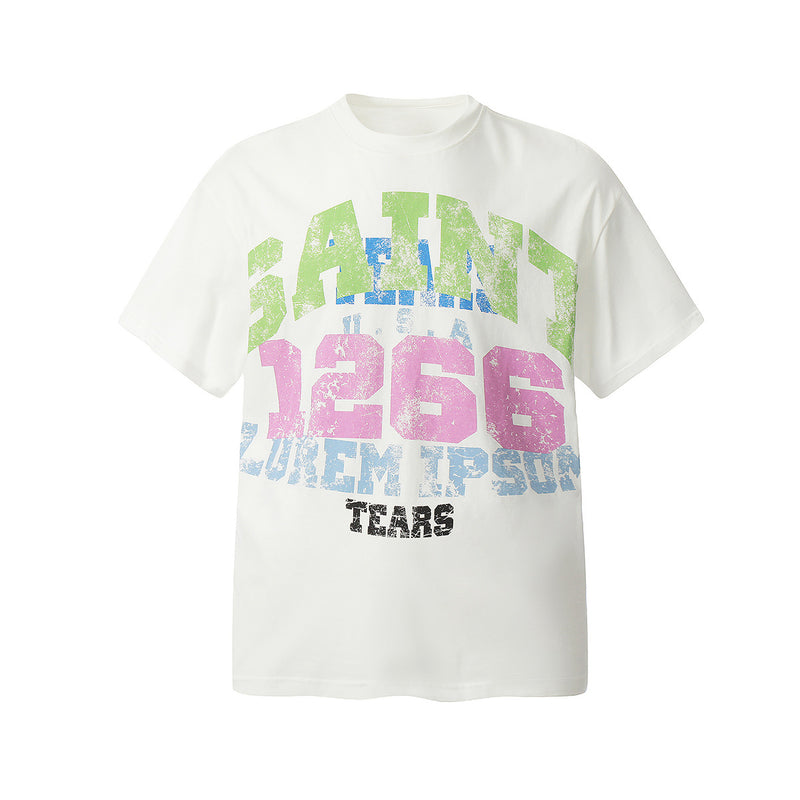 Unisex T-Shirts Saint Michael Vintage Loose T-Shirts