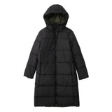 Women Cotton Coat Double-Sided Hooded down Jacket