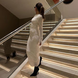 Women Dress Fashion Sexy Temperament Micro Elastic