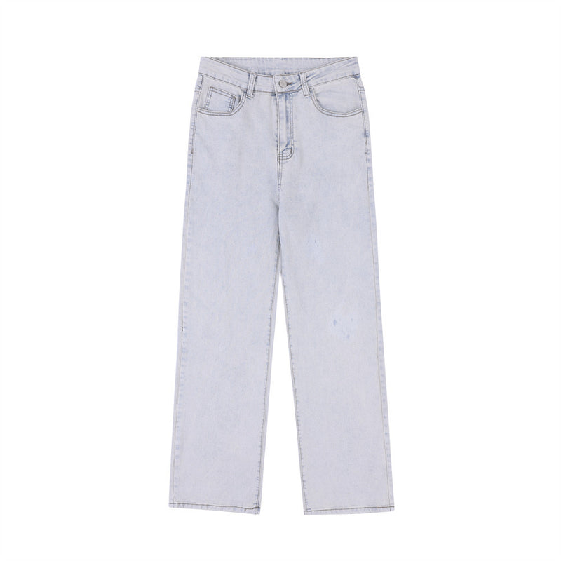 Men Jeans Loose Casual Distressed Pocket