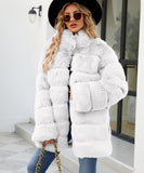 Women Fur Jacket Casual Fashion Plush Coat