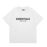 Fog Essentials T Shirts Spring/Summer FOG Letter Pattern Crew Neck Short Sleeves