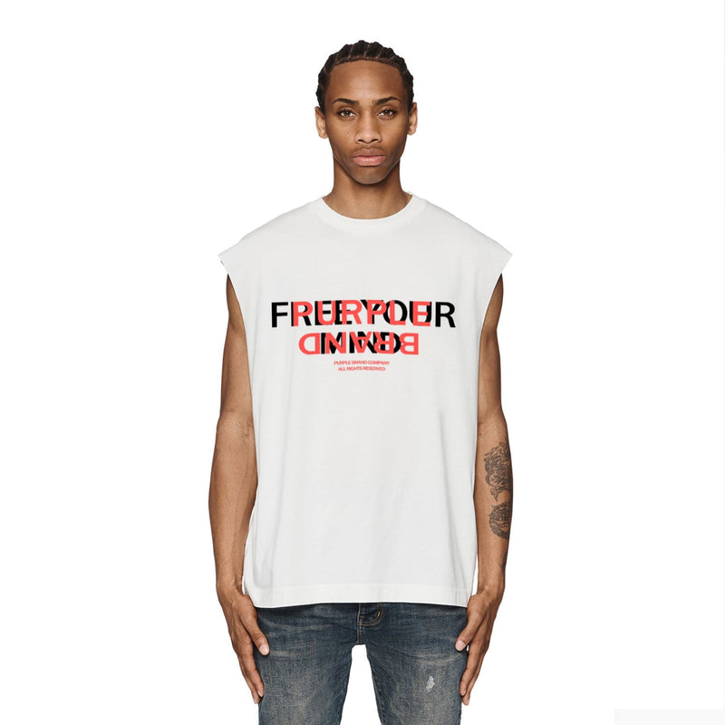 Purple Brand Tank T Shirts Sleeveless T-shirt Vest