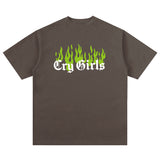 Unisex T Shirt Cotton Short Sleeve T Loose