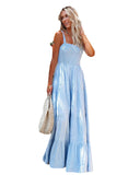 Women Dress Summer Lace-up Temperament Dress