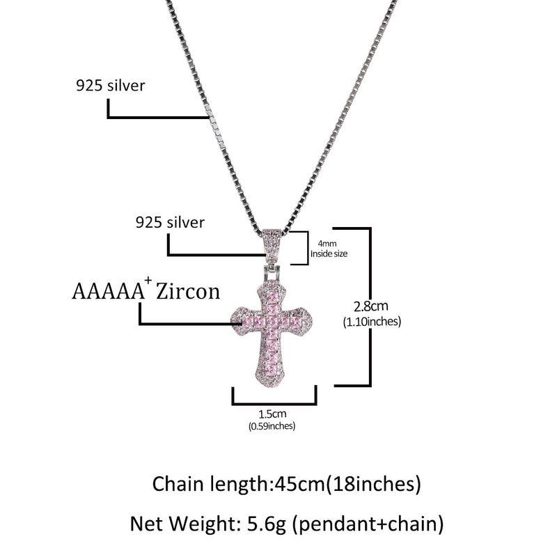 Jewelry mini crossNecklaces Crosses Spectrum Necklaces Crosses