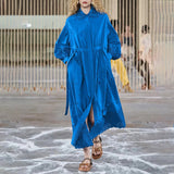 Bohemian Dress Simple Casual Solid Color Hollow out