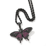 Jewelry mini butterfly pendant necklaceNecklaces Crosses Spectrum Necklaces Animal
