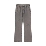 Men Jeans Ripped Distressed Loose