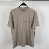 Fog Essentials T shirt Flocking Logo Loose T shirt