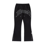 Cargo Pants Bell-Bottom Pants Embroidery Cross