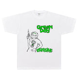 Green Day T Shirt Green Day Kerplunk Rock Cartoon Loose