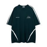 Men T-Shirt Stitching Baseball Uniform College Style Loose
