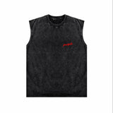 Purple Brand Distressed Tank T Shirts Distressed Sleeveless T-shirt Vest