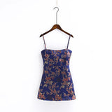 Women Dresses Jacquard Suspender Skirt