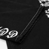 Men Jeans Side Character Embroidery Loose Casual
