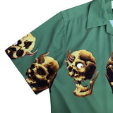 GUILTYPARTIES TIGER Shirts Skull Hawaiian Short Sleeves