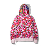 Bathing Ape Hoodie Full Print Hello Kitty Cardigan Zipper