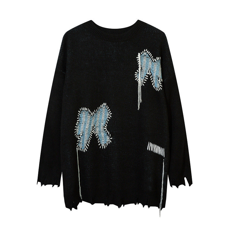 Women Sweater Vintage Butterfly Brocade Sweater
