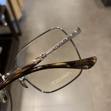 CHH Chrome Hearts Glasses Pure Titanium Square Ultra Light Myopia Glasses Frame
