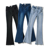 Women Jeans Slimming Retro Fashion Flared Pants