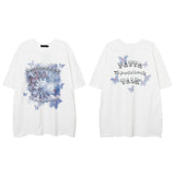 Men T-Shirt Oil Painting Printing Couple