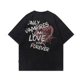 Men T-Shirt Retro Gradient Oversize
