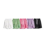 Unisex Shorts Ripped Denim Shorts Loose Summer