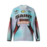 Men Long Sleeve Shirt Saint Michael Loose Long Sleeve Shirt