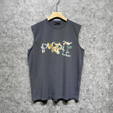Purple Brand Tank T Shirts Sleeveless T-shirt Vest