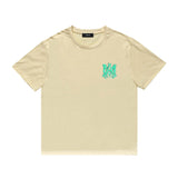 Amiri T Shirt Printed Casual Hip Hop round Neck Short Sleeve T-shirt