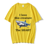 I Love This Creature The Shart Shark Funny Meme T Shirts Men