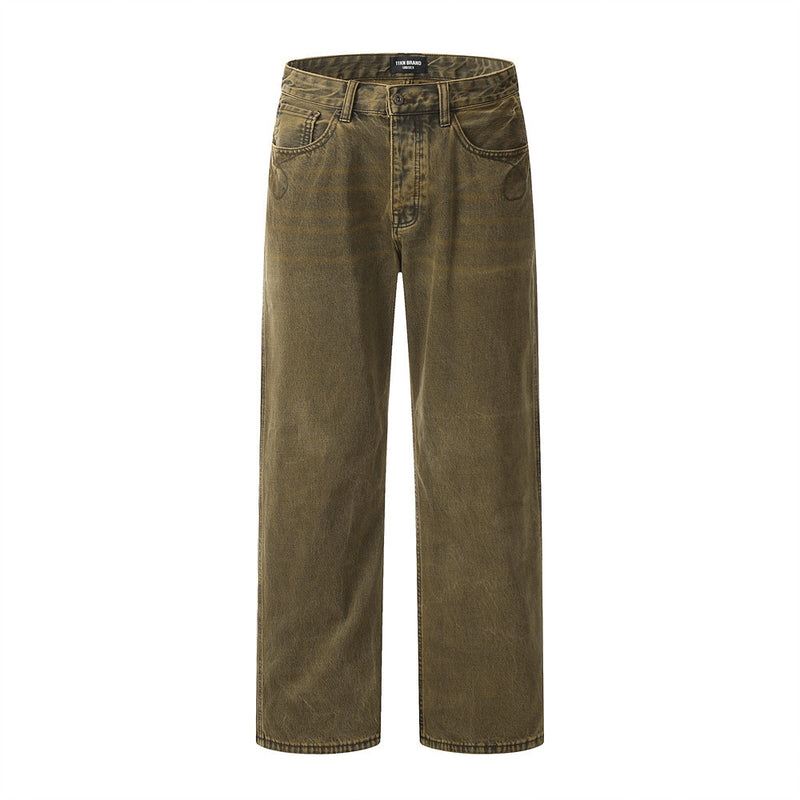 Men Jeans Old Hip Hop Rock Loose