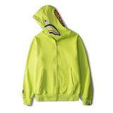Bathing Ape Hoodie Thin Cardigan Zipper Hooded Loose Shark Jacket