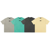 Fog Essentials T Shirts Spring/Summer FOG Season 9 Double Line Casual Crew Neck Short Sleeve