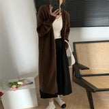 Women Knitted Cardigan Loose Temperament Cardigan Sweater
