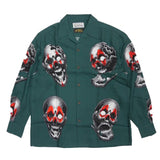 GUILTYPARTIES TIGER Shirts Skull Hawaiian Long Sleeve Shirt