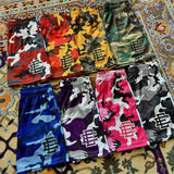 Eric Emanuel EE Shorts Camouflage Cashew Flower Casual Mesh Shorts