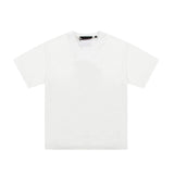Fog Essentials T Shirts Spring/Summer FOG Season 9 Double Line Flocking Letter V-Neck Short Sleeves