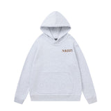 Amiri Hoodie AMI Lace Embroidery Letter Pattern Hooded Sweater for Men and Women